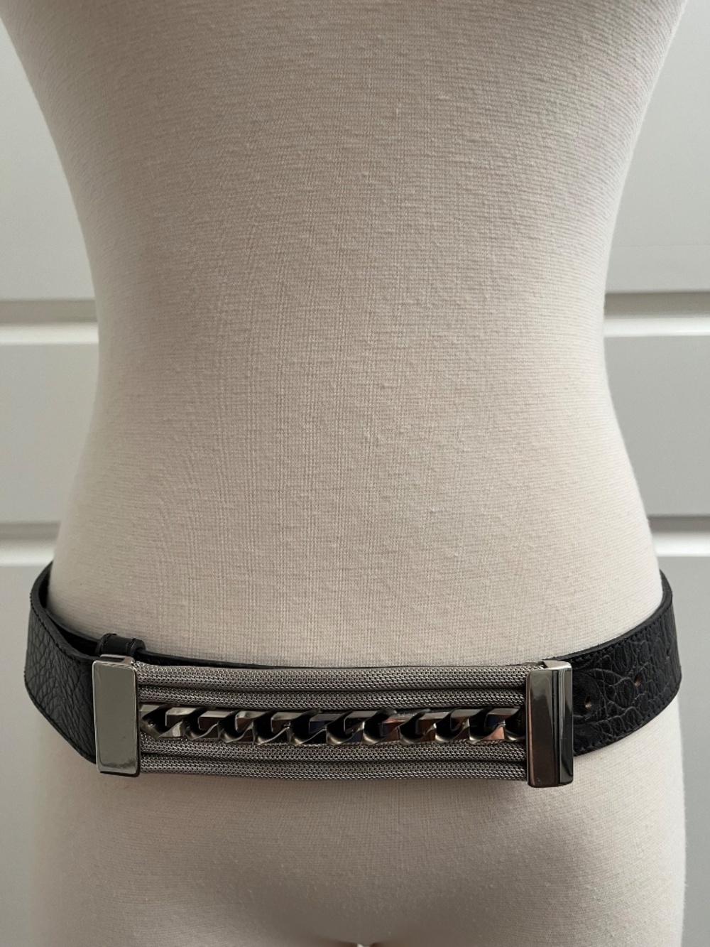Nanni Milano Leather Belt Made in Italy, Adjustable, S/M